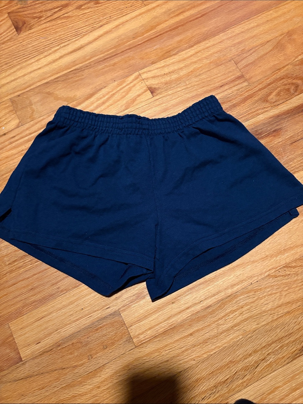 Soffe Navy Elastic Waist Athletic Shorts